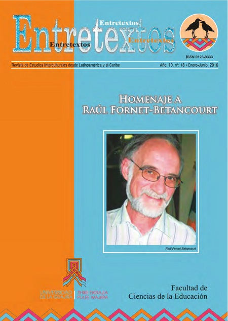 					Ver Vol. 10 Núm. 18 (2016): Homenaje a Raúl Fornet-Betancourt (enero-junio)
				